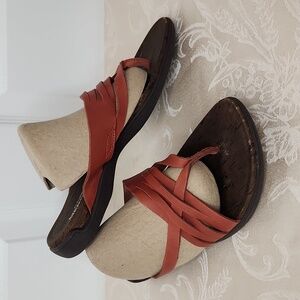 Merrell strappy sandal district mahana performance Redwood flip flop size 9